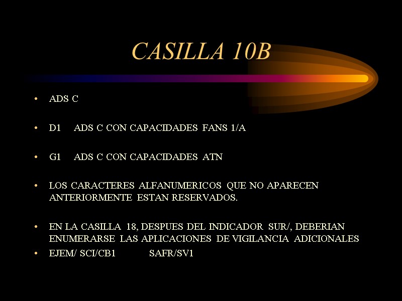CASILLA 10B ADS C  D1     ADS C CON CAPACIDADES